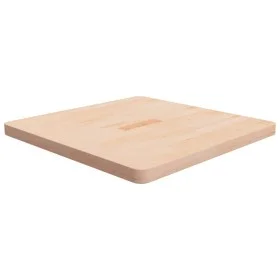 Square oak wood untreated table top 70x70x4 cm by , Table tops - Ref: Foro24-342945, Price: 122,23 €, Discount: %