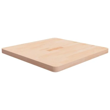 Eichenholz quadratischer Esstisch ohne Behandlung 70x70x4 cm von , Tischplatten - Ref: Foro24-342945, Preis: 122,23 €, Rabatt: %