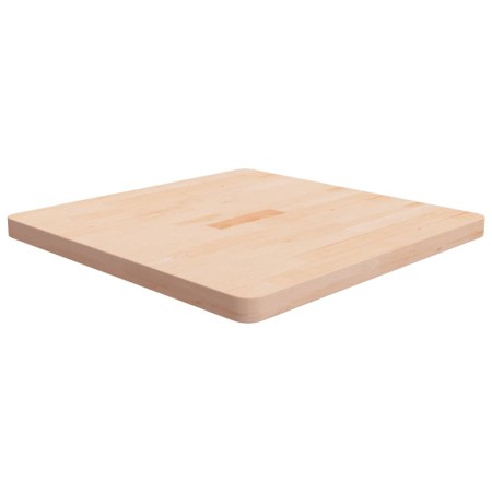 Square oak wood untreated table top 70x70x4 cm by , Table tops - Ref: Foro24-342945, Price: 123,36 €, Discount: %