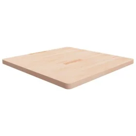 Square oak wood untreated table top 90x90x4 cm by , Table tops - Ref: Foro24-342947, Price: 160,81 €, Discount: %