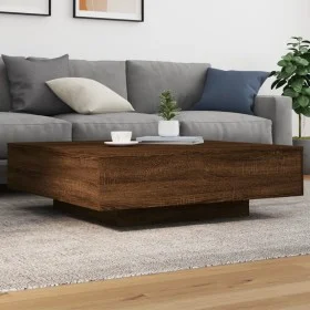 Mitteltisch aus braunem Eichen-Ingenieurholz, 100x100x31 cm. von , Couchtisch - Ref: Foro24-836601, Preis: 135,19 €, Rabatt: %