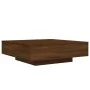 Engineered wood brown oak coffee table 100x100x31 cm by , Coffee table - Ref: Foro24-836601, Price: 135,16 €, Discount: %