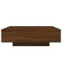 Engineered wood brown oak coffee table 100x100x31 cm by , Coffee table - Ref: Foro24-836601, Price: 135,16 €, Discount: %