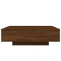 Mitteltisch aus braunem Eichen-Ingenieurholz, 100x100x31 cm. von , Couchtisch - Ref: Foro24-836601, Preis: 119,97 €, Rabatt: %