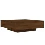 Engineered wood brown oak coffee table 100x100x31 cm by , Coffee table - Ref: Foro24-836601, Price: 135,16 €, Discount: %