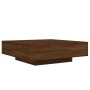 Mitteltisch aus braunem Eichen-Ingenieurholz, 100x100x31 cm. von , Couchtisch - Ref: Foro24-836601, Preis: 119,97 €, Rabatt: %