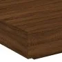 Engineered wood brown oak coffee table 100x100x31 cm by , Coffee table - Ref: Foro24-836601, Price: 135,16 €, Discount: %