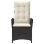 Sillones reclinable jardín cojines 2 uds ratán sintético negro de , Sillas de jardín - Ref: Foro24-365264, Precio: 244,04 €, ...