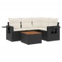 Gartenmöbel-Set, 5-teilig, mit schwarzen Polstern aus synthetischem Rattan von , Gartensets - Ref: Foro24-3256875, Preis: 327...
