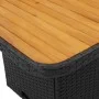 Garden dining set 3 pieces with black synthetic rattan cushions by , Garden sets - Ref: Foro24-3277433, Price: 337,81 €, Disc...
