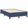Box spring bed with mattress and LED lights, blue fabric, 120x190 cm. by , Beds and slatted bases - Ref: Foro24-3270203, Pric...