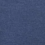 Box spring bed with mattress and LED lights, blue fabric, 120x190 cm. by , Beds and slatted bases - Ref: Foro24-3270203, Pric...