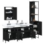 4-teiliges Badezimmermöbelset aus schwarzer Sperrholz. von , Badezimmermöbel - Ref: Foro24-3214805, Preis: 247,15 €, Rabatt: %