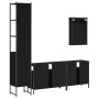 4-teiliges Badezimmermöbelset aus schwarzer Sperrholz. von , Badezimmermöbel - Ref: Foro24-3214805, Preis: 247,15 €, Rabatt: %
