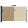 Retractable side awning in taupe gray, 120x300 cm. by , Umbrellas - Ref: Foro24-4004289, Price: 90,36 €, Discount: %