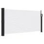 Retractable white side awning 100x500 cm by , Umbrellas - Ref: Foro24-4004391, Price: 88,32 €, Discount: %