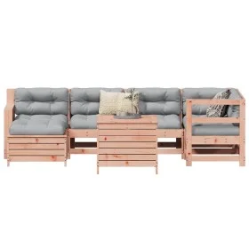 7-piece garden sofa set made of solid Douglas fir wood by , Garden sets - Ref: Foro24-3250970, Price: 482,91 €, Discount: %