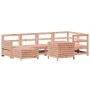 7-piece garden sofa set made of solid Douglas fir wood by , Garden sets - Ref: Foro24-3250970, Price: 482,91 €, Discount: %