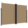 Retractable side awning in taupe gray, 220x1200 cm. by , Umbrellas - Ref: Foro24-4004874, Price: 192,01 €, Discount: %
