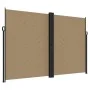Retractable side awning in taupe gray, 220x1200 cm. by , Umbrellas - Ref: Foro24-4004874, Price: 188,14 €, Discount: %