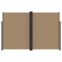 Retractable side awning in taupe gray, 220x1200 cm. by , Umbrellas - Ref: Foro24-4004874, Price: 192,01 €, Discount: %