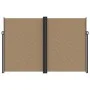 Retractable side awning in taupe gray, 220x1200 cm. by , Umbrellas - Ref: Foro24-4004874, Price: 188,14 €, Discount: %