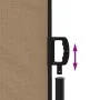 Retractable side awning in taupe gray, 220x1200 cm. by , Umbrellas - Ref: Foro24-4004874, Price: 188,14 €, Discount: %