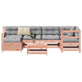 7-piece garden sofa set made of solid Douglas fir wood by , Garden sets - Ref: Foro24-3250918, Price: 445,29 €, Discount: %