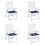 Kissen für Palettenmöbel 4 Stück Stoff Marineblau 40x40x3 cm von , Kissen für Stühle und Sofas - Ref: Foro24-378359, Preis: 2...