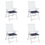 Cojines para muebles palets 4 uds tela azul marino 50x50x3 cm de , Cojines para sillas y sofás - Ref: Foro24-378428, Precio: ...