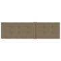 Cushion for sun lounger in gray taupe melange fabric (75+105)x50x3 cm by , Cushions for chairs and sofas - Ref: Foro24-400249...