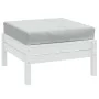 Cojín para sofá de palets tela gris claro melange 60x60x10 cm de , Cojines para sillas y sofás - Ref: Foro24-4002663, Precio:...