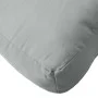 Cushion for pallet sofa light gray melange fabric 60x60x10 cm by , Cushions for chairs and sofas - Ref: Foro24-4002663, Price...