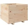 Solid pine wood planter 60x60x49.5 cm by , Pots and planters - Ref: Foro24-3282519, Price: 131,33 €, Discount: %