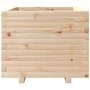 Solid pine wood planter 60x60x49.5 cm by , Pots and planters - Ref: Foro24-3282519, Price: 131,33 €, Discount: %