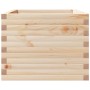 Massive Holzblumenkasten aus Kiefer 60x60x49,5 cm von , Töpfe und Pflanzgefäße - Ref: Foro24-3282519, Preis: 133,04 €, Rabatt: %