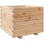 Solid pine wood planter 60x60x49.5 cm by , Pots and planters - Ref: Foro24-3282519, Price: 131,33 €, Discount: %