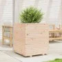Solid pine wood planter 60x60x72 cm by , Pots and planters - Ref: Foro24-3282614, Price: 182,19 €, Discount: %