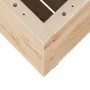Solid pine wood planter 60x60x72 cm by , Pots and planters - Ref: Foro24-3282614, Price: 182,19 €, Discount: %