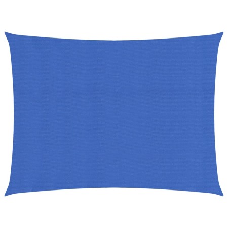 Toldo de vela rectangular HDPE azul 160 g/m² 3x4 m de , Sombrillas - Ref: Foro24-311512, Precio: 33,37 €, Descuento: %