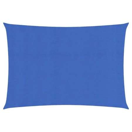 Rectangular blue HDPE sail shade 160 g/m² 4x6 m by , Umbrellas - Ref: Foro24-311519, Price: 51,57 €, Discount: %