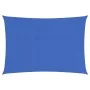 Rectangular blue HDPE sail shade 160 g/m² 4x6 m by , Umbrellas - Ref: Foro24-311519, Price: 51,57 €, Discount: %