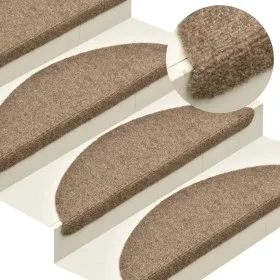 Selbstklebende Stufenmatte 15 Stück 65x21x4 cm braun von vidaXL, Treppenmatten - Ref: Foro24-322355, Preis: 65,41 €, Rabatt: %