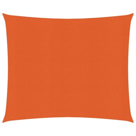 Square HDPE shade sail in orange, 160 g/m², 4x4 m. by , Umbrellas - Ref: Foro24-311661, Price: 39,91 €, Discount: %