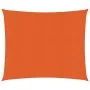 Square HDPE shade sail in orange, 160 g/m², 4x4 m. by , Umbrellas - Ref: Foro24-311661, Price: 39,24 €, Discount: %
