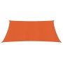 Square HDPE shade sail in orange, 160 g/m², 4x4 m. by , Umbrellas - Ref: Foro24-311661, Price: 39,91 €, Discount: %