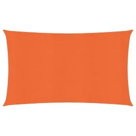 Rectangular HDPE orange shade sail 160 g/m² 3x6m by , Umbrellas - Ref: Foro24-311680, Price: 42,50 €, Discount: %