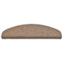 Alfombrilla autoadhesiva de escalera 15 uds 65x21x4 cm marrón de vidaXL, Alfombrillas para escalones - Ref: Foro24-322355, Pr...