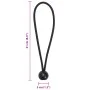 Elastische Schnüre mit Kugeln, 25 Stück, 21 x 0,5 cm. von , Zeltzubehör - Ref: Foro24-4008138, Preis: 16,17 €, Rabatt: %
