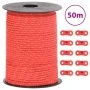 Cuerda de vientos con tiras reflectantes y tensores 50 m 3 mm de , Accesorios para tiendas de campaña - Ref: Foro24-4008119, ...